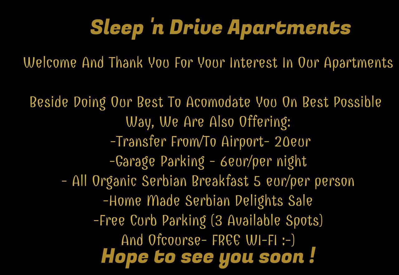 Apartment Sleep'N Drive Белград Экстерьер фото
